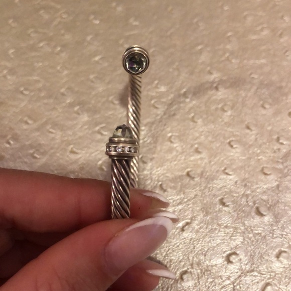 DY Bracelet with Prasiolite and Diamonds - Picture 4 of 7